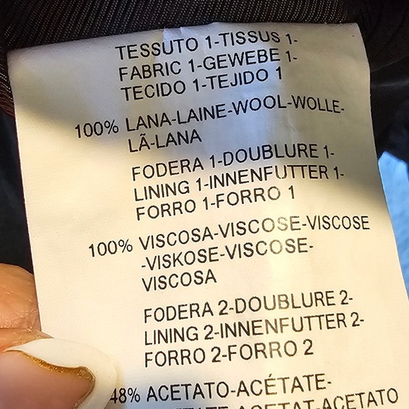 Giorgio Armani Collezioni‎ Gray Wool Blazer Jacket Made in Italy Size 42R - Picture 7 of 9